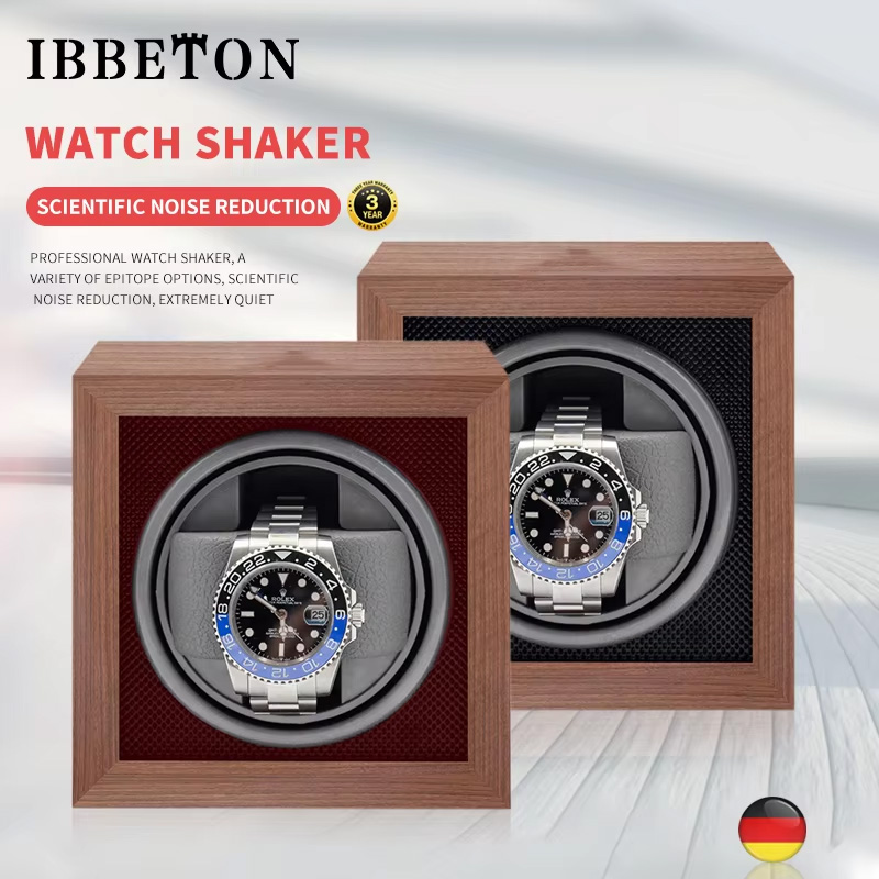Luxury Watch Winder Box - IBBETON Lüks Marka Ahşap saat zembereği
