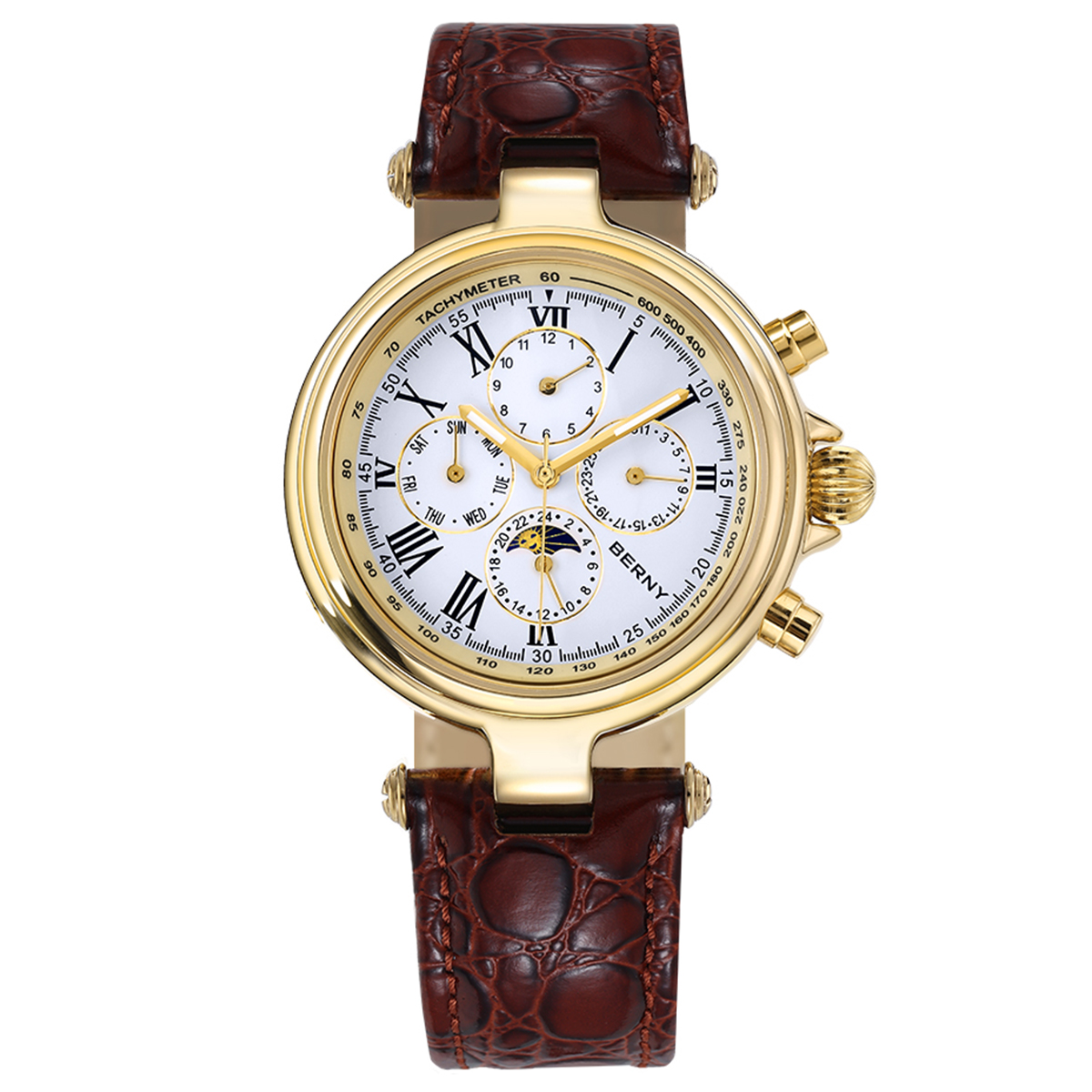 Luxury Watch On Sale - BERNY Retro Otomatik erkek saati Güneş