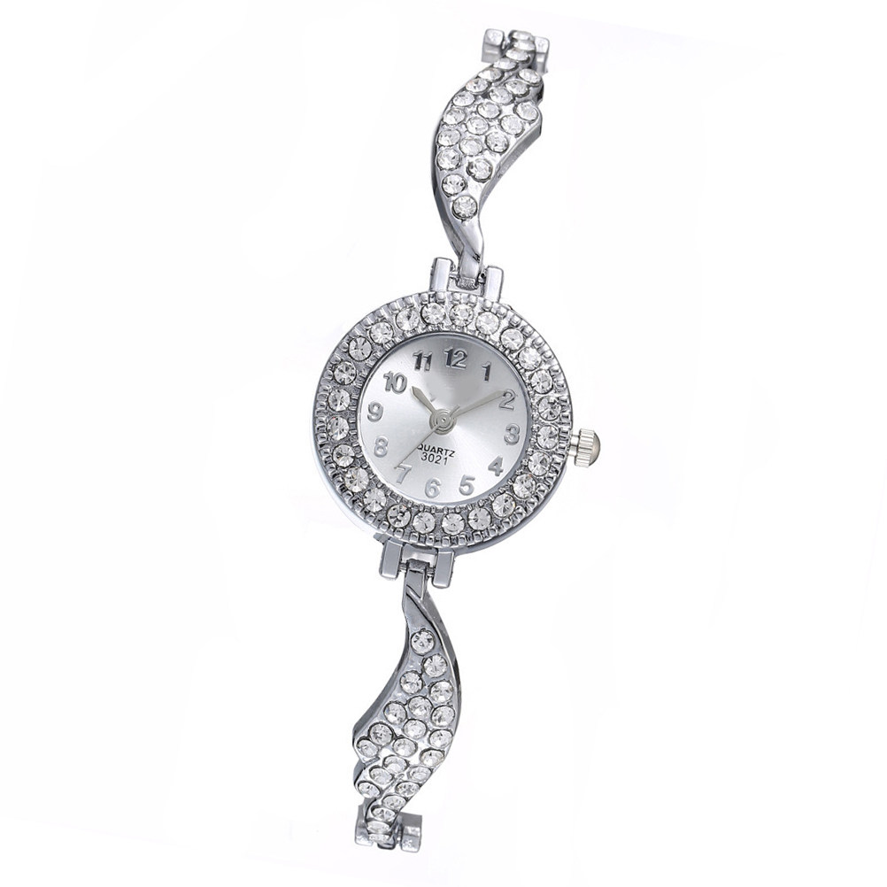 Luxury Watch Gift For Her - 1 Adet Zarif Kanat Şeklinde Rhinestone
