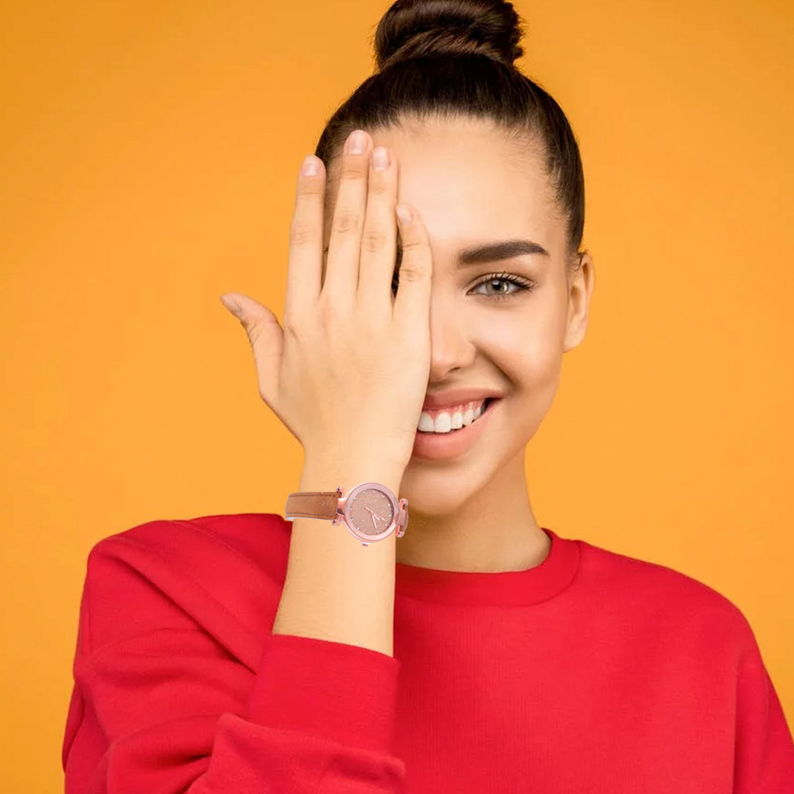 Luxury Watch Gift For Her - 2 Adet Kadın Kol Saati, Kuvars