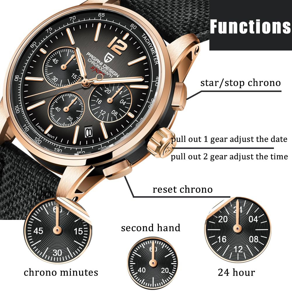 Luxury Watch Investment - PAGANI DESIGN Yeni Erkek Saati 41mm