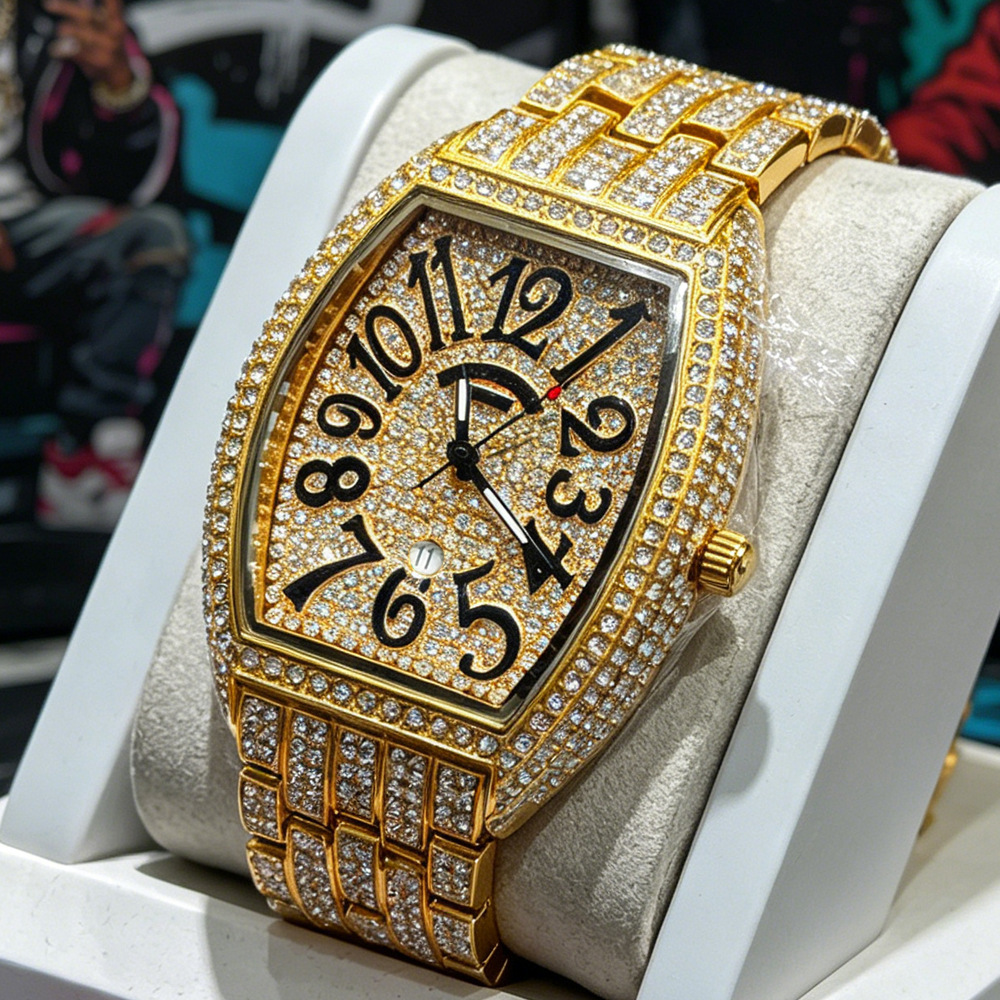 Luxury Watch Brands Logo - Tonneau Logosuz Tam Elmas Hip Hop