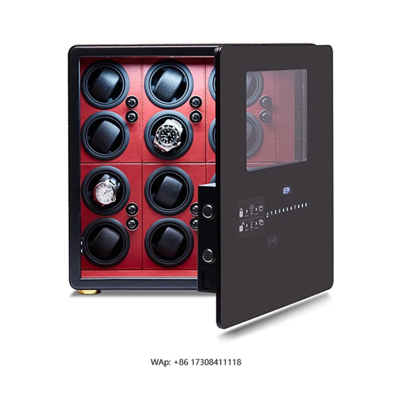 Luxury Watch Winder Box - Lüks 12 Otomatik Rotorlu ve Mücevher