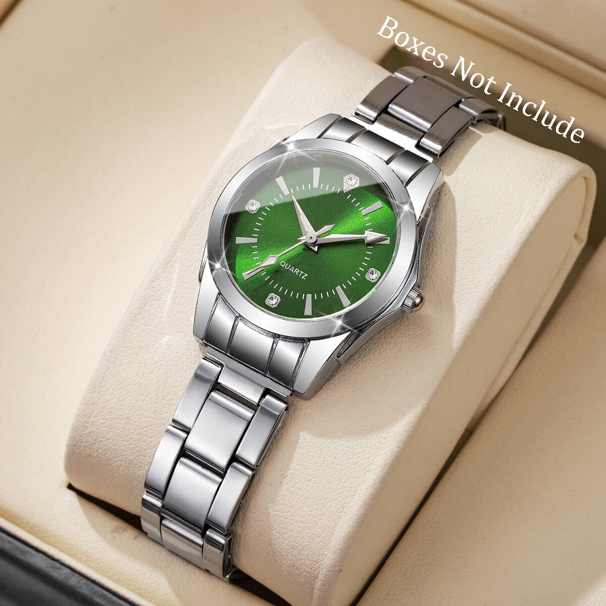 Luxury Watch Case Travel - Lüks Rhinestone Kadın Saatler Casual Kuvars