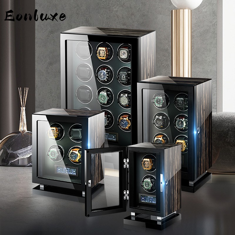 Luxury Watch Winder Box - Eonluxe Mekanik Otomatik Saat Sarıcı Lüks
