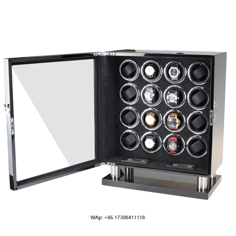 Luxury Watch Winder Box - Lüks Otomatik Saat Çalıştırıcı Kasası Ahşap