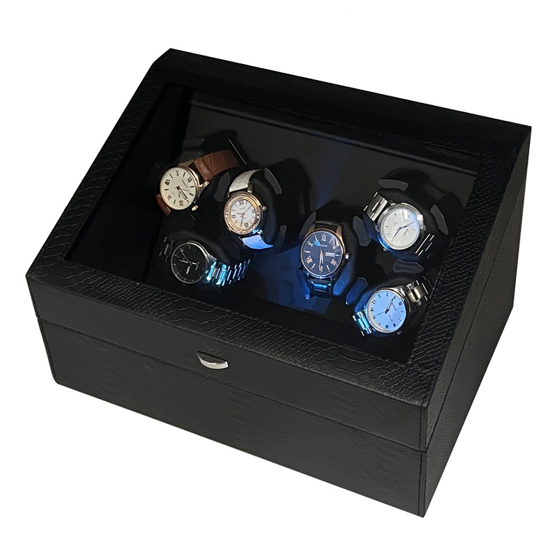 Luxury Watch Winder Box - Otomatik Saatler için Saat Sarıcı Sessiz