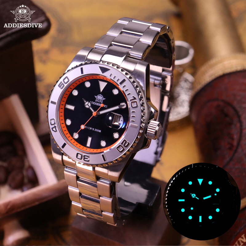 Luxury Watch Omega - ADDIESDIVE Erkek Dalış Saati 200m Su