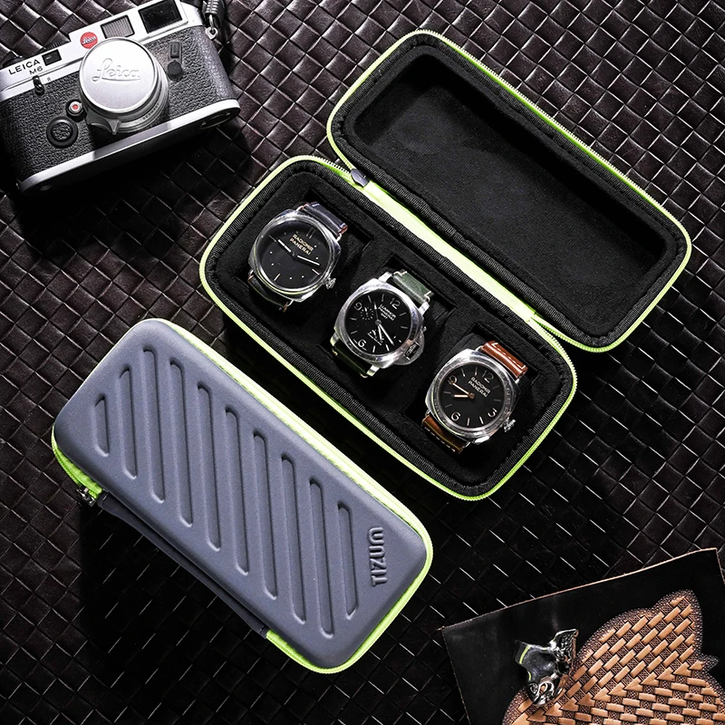 Lüks turist saatler 3 yuvaları - Luxury Watch Case Travel incelemesi ve fiyatı