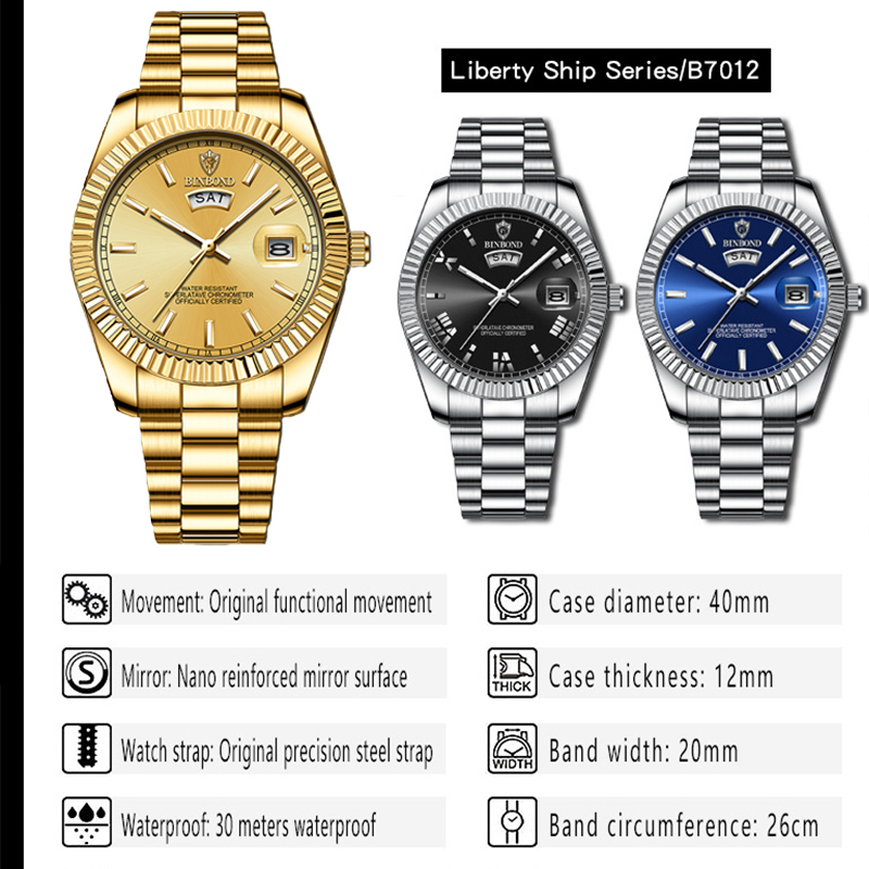 BINBOND B7012 Erkek Moda İş Sp - Luxury Watch Omega incelemesi ve fiyatı