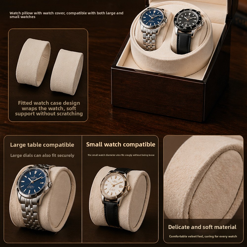 Lüks 2 Bölmeli Otomatik Saatle - Luxury Watch Winder Box incelemesi ve fiyatı