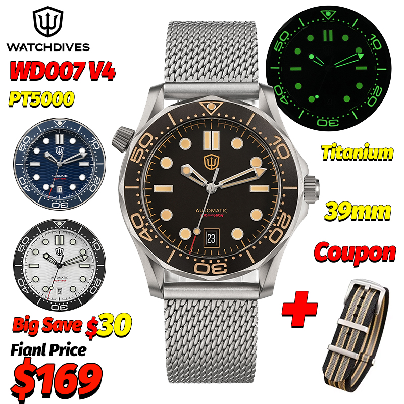 Watchdives Wd007 V4 39Mm NTTD  - Luxury Watch Omega incelemesi ve fiyatı
