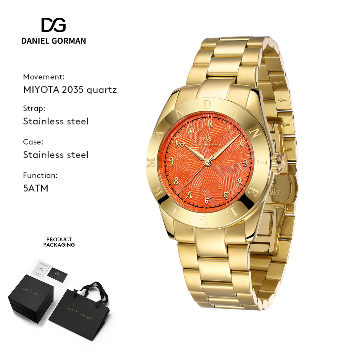 Daniel Gorman Dopamine Serisi  - Luxury Watch Gift For Her incelemesi ve fiyatı