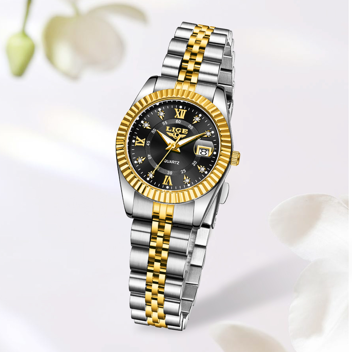 LIGE Moda Zarif kadın Kuvars K - Luxury Watch Case Travel incelemesi ve fiyatı
