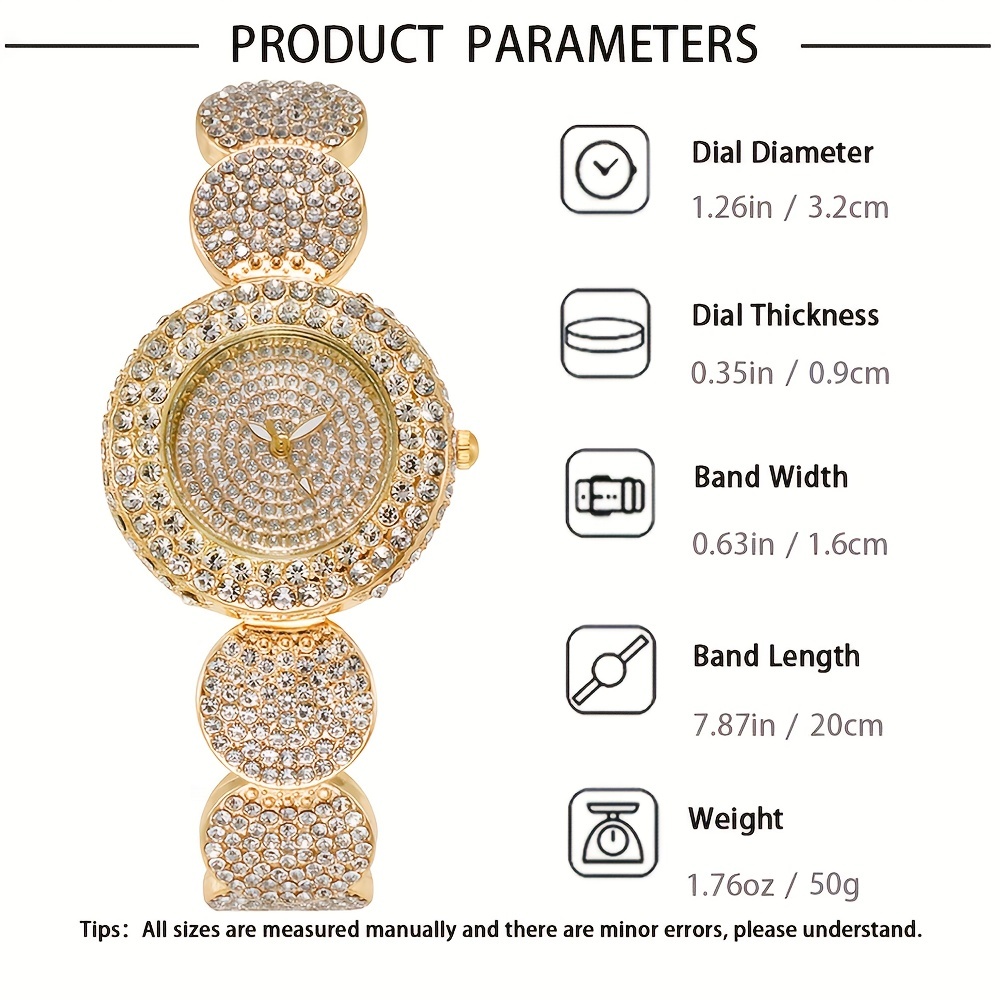5 adet/set Kadın Saati Lüks Rh - Luxury Watch Gift For Her incelemesi ve fiyatı
