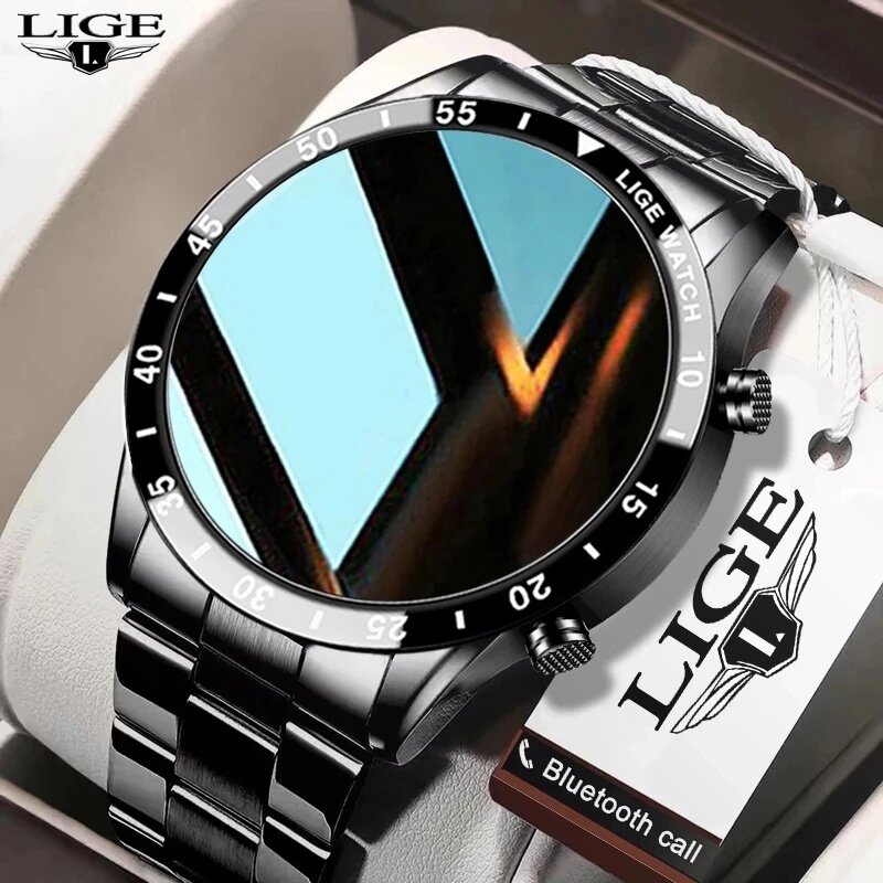 LIGE Yeni Bluetooth Çağrı Akıl - Luxury Watch German incelemesi ve fiyatı