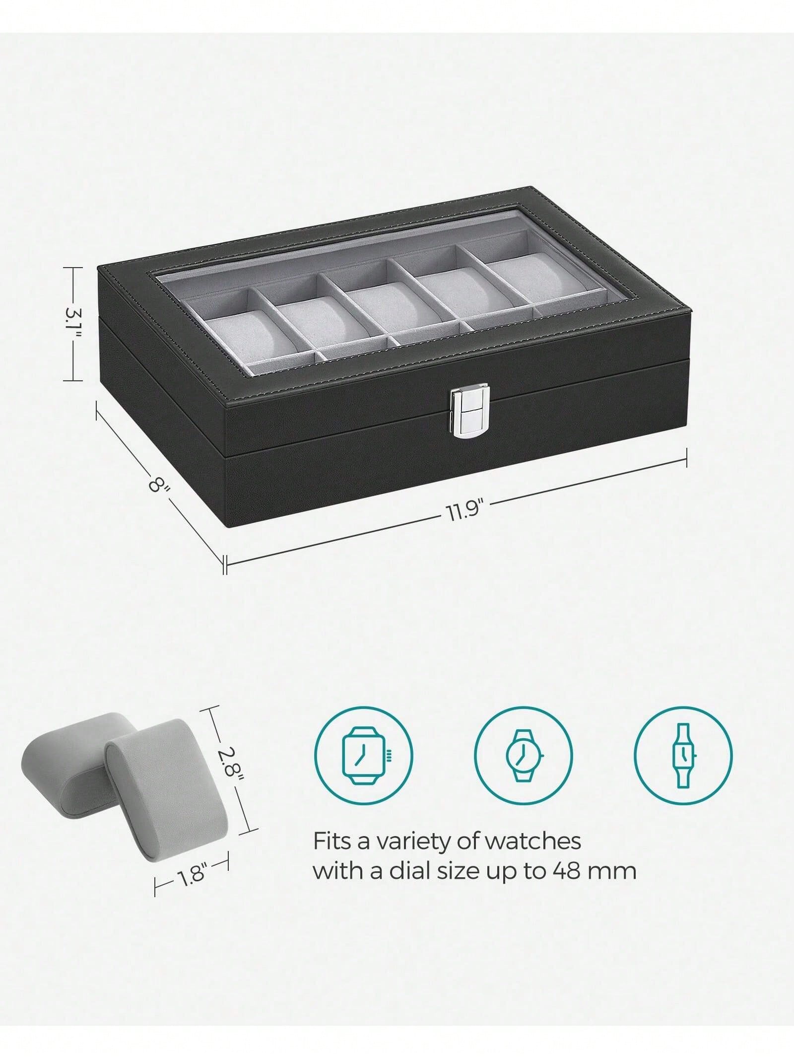 12 Yuvalı Kilitlenebilir Saat  - Luxury Watch Holder incelemesi ve fiyatı