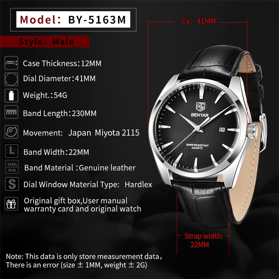 Benyar 5163 Üst Düzey Lüks Ask - Luxury Watch German incelemesi ve fiyatı