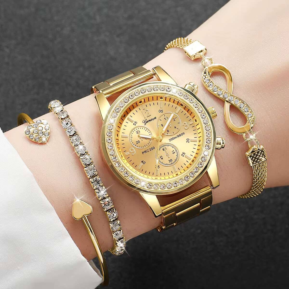 4 adet/takım lüks taklidi kadı - Luxury Watch Case Travel incelemesi ve fiyatı