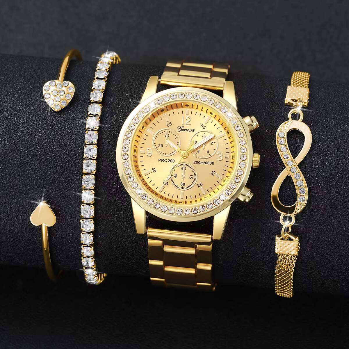 4 adet/takım lüks taklidi kadı - Luxury Watch Case Travel incelemesi ve fiyatı