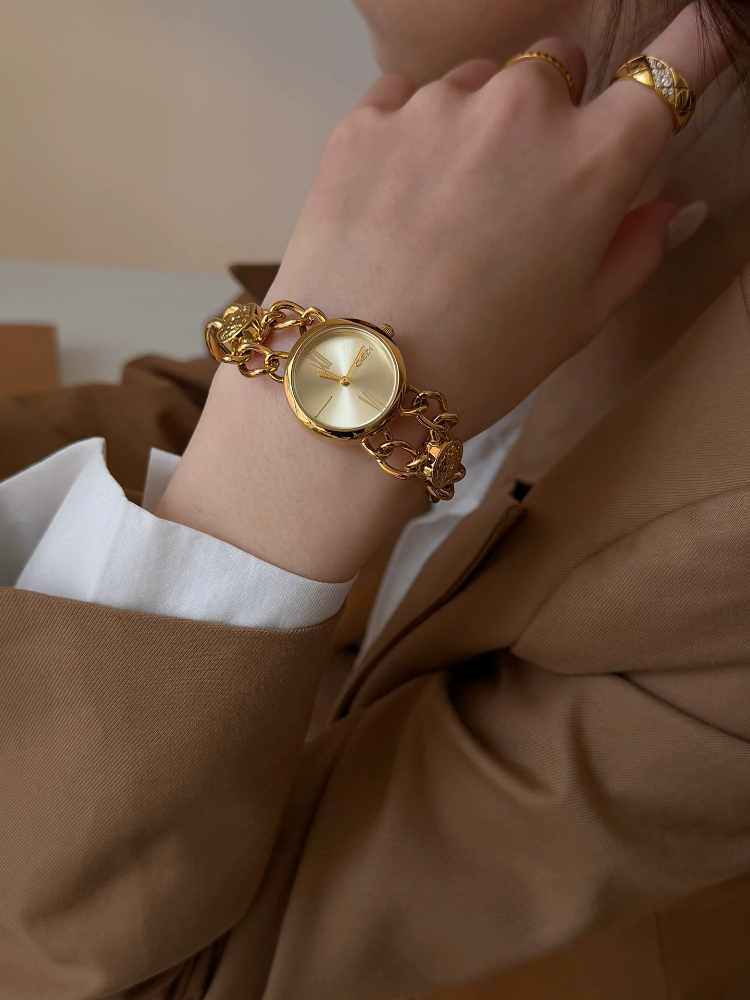 Zarif Minimalist Altın 22mm Ka - Luxury Watch Gift For Her incelemesi ve fiyatı