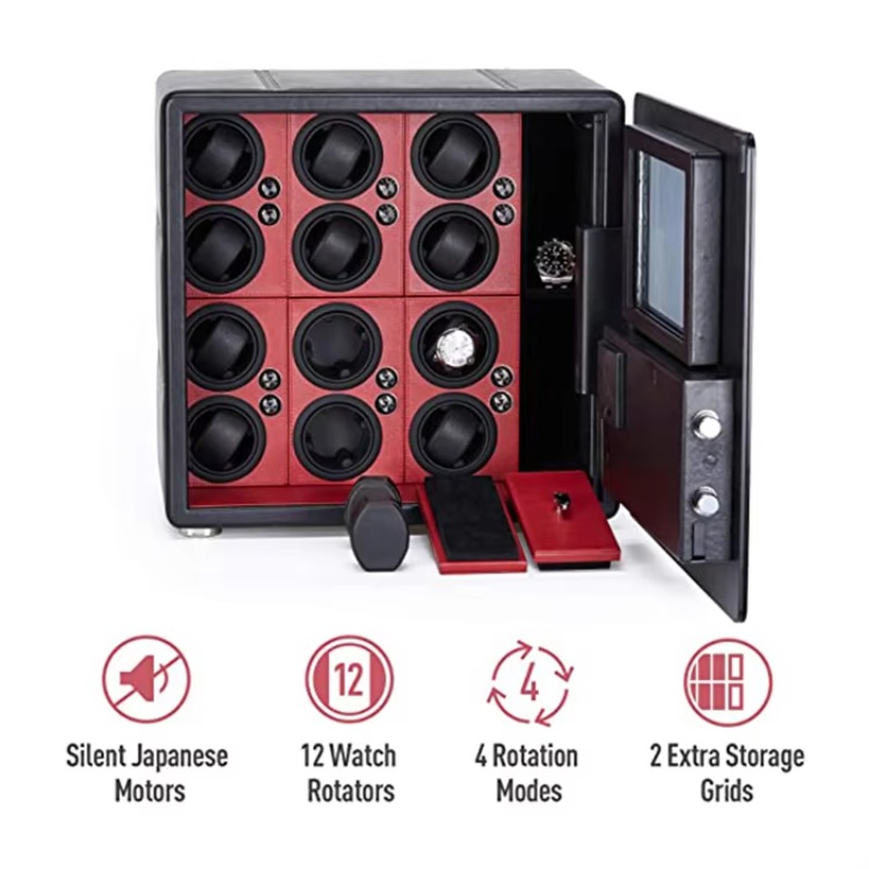 Lüks 12 Otomatik Rotorlu ve Mü - Luxury Watch Winder Box incelemesi ve fiyatı
