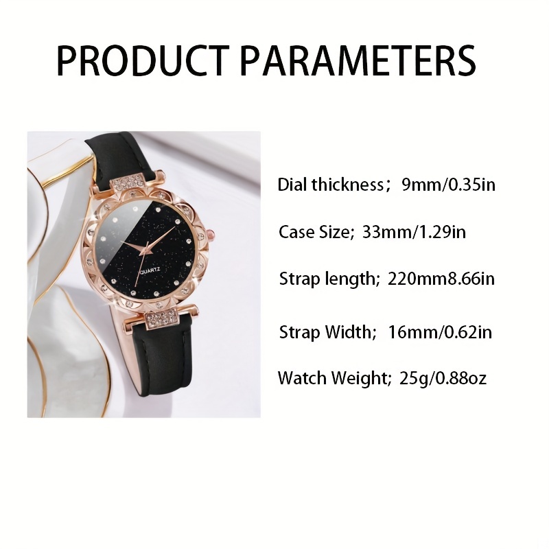 Starry Fashion Kuvars Saat Lük - Luxury Watch Gift For Her incelemesi ve fiyatı