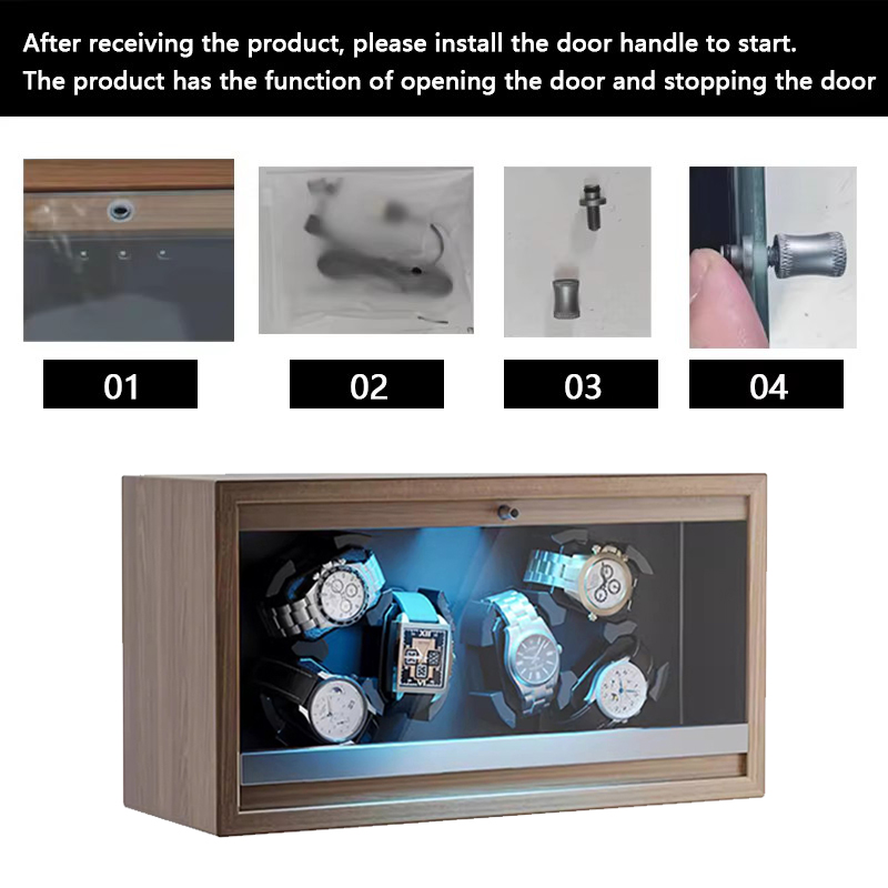 Yepyeni Ahşap Saat Sarıcı Otom - Luxury Watch Winder Box incelemesi ve fiyatı