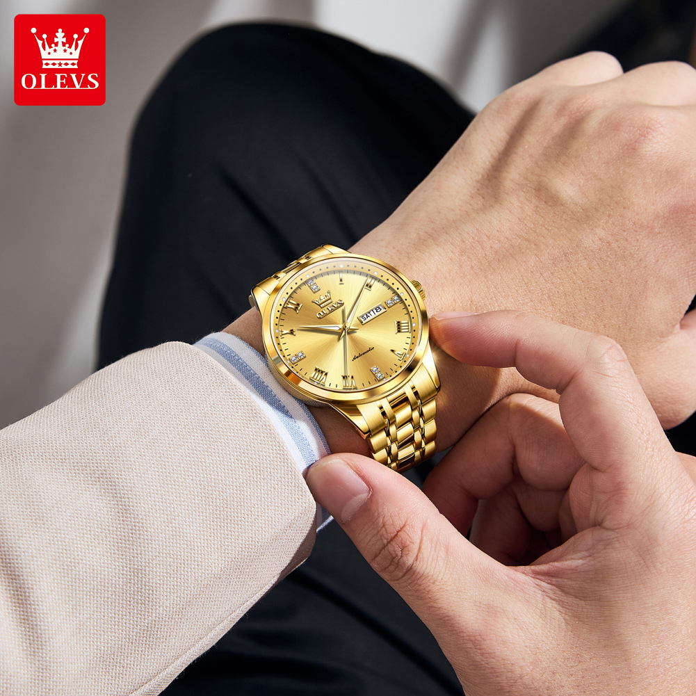 OLEVS İş Altın Erkek Saatler Ü - Luxury Watch On Sale incelemesi ve fiyatı