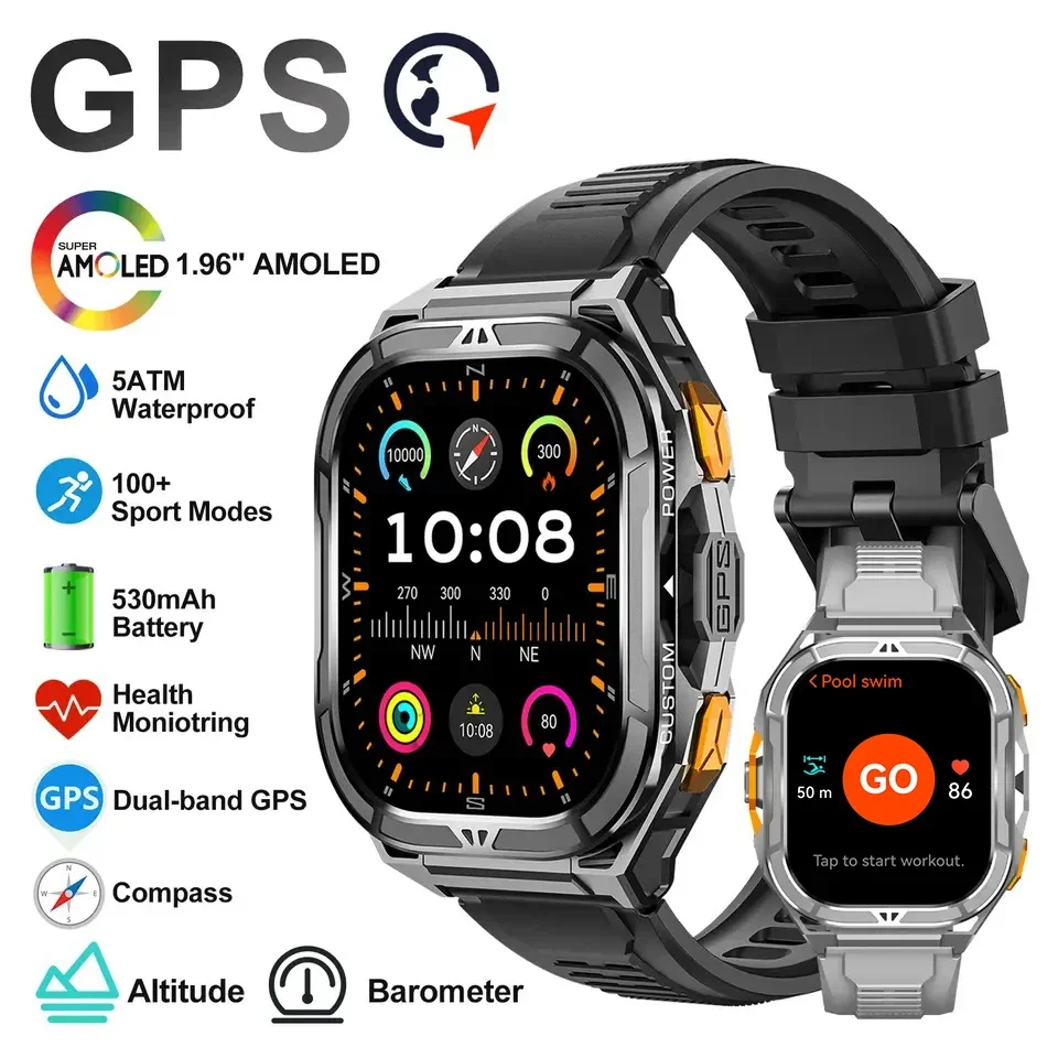 Lüks AMOLED Akıllı Saat Gerçek - Luxury Watch German incelemesi ve fiyatı