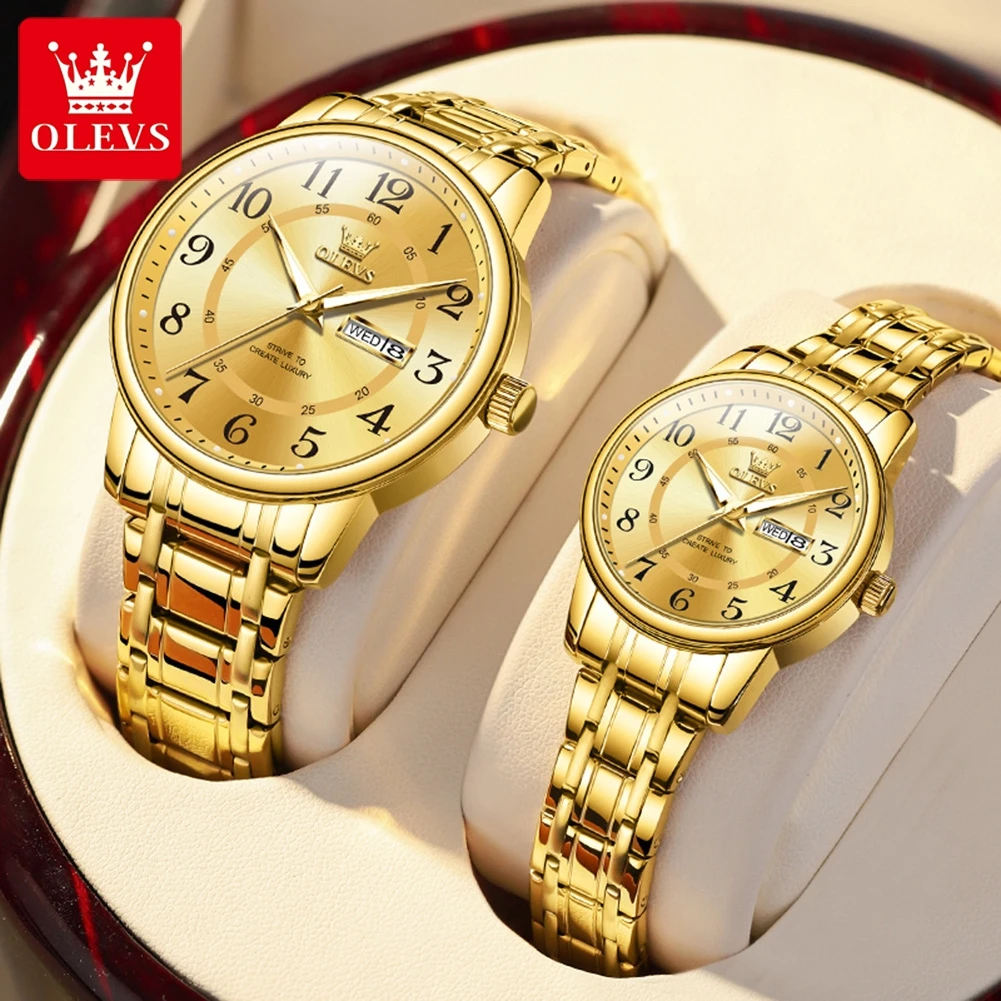 OLEVS 2891 Orijinal Kuvars Çif - Luxury Watch Gift For Her incelemesi ve fiyatı