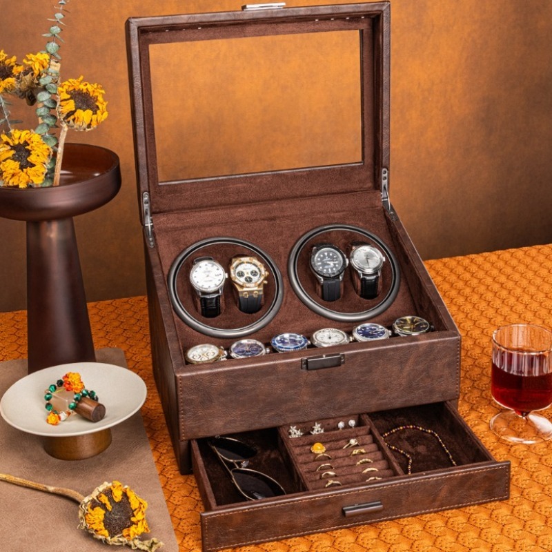 Döner Saat Sarıcı Mekanik Saat - Luxury Watch Winder Box incelemesi ve fiyatı