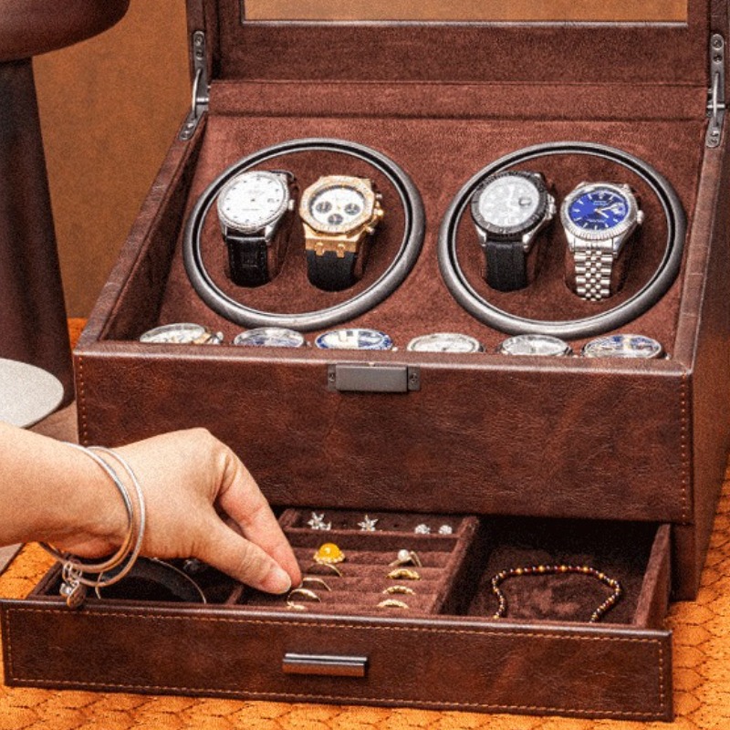 Döner Saat Sarıcı Mekanik Saat - Luxury Watch Winder Box incelemesi ve fiyatı
