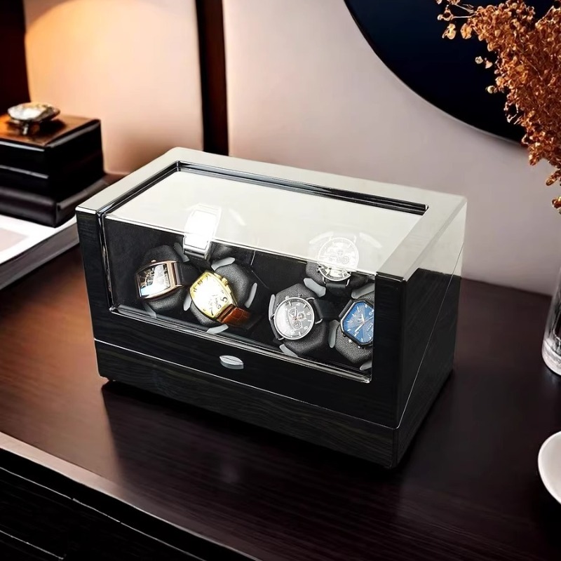 Sessiz Saat Sarıcı Lüks Ahşap  - Luxury Watch Winder Box incelemesi ve fiyatı