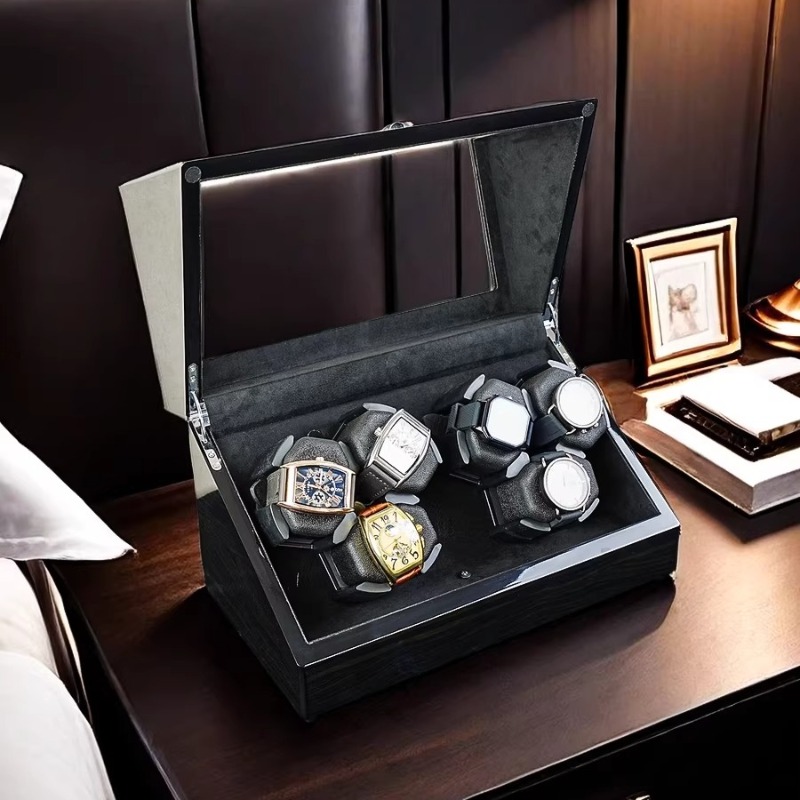 Sessiz Saat Sarıcı Lüks Ahşap  - Luxury Watch Winder Box incelemesi ve fiyatı